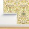 Multicolor Baroque Renaissance Floral Fresco Botanical Birds Victorian Large Scale Water Color Horses. Italian Custom Removable Wallpaper by Spoonflower Peel & Stick Wallpaper 2FT Wide